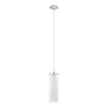 EGLO - Candelabro pendente 1 x E27/60W vidro opalino branco
