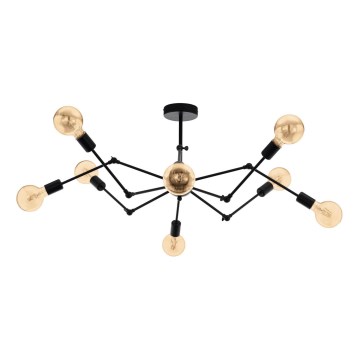 Eglo - Candelabro pendente 8xE27/60W/230V