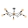 Eglo - Candelabro pendente 8xE27/60W/230V