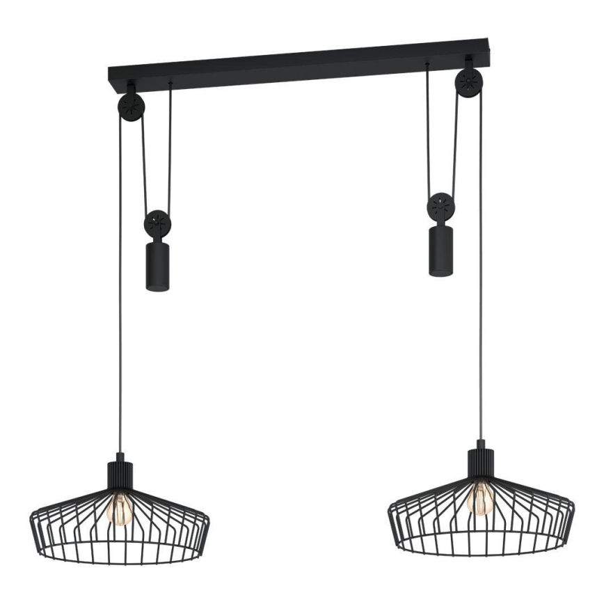 Eglo - Candelabro sobre um fio 2xE27/40W/230V