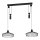 Eglo - Candelabro sobre um fio 2xE27/40W/230V