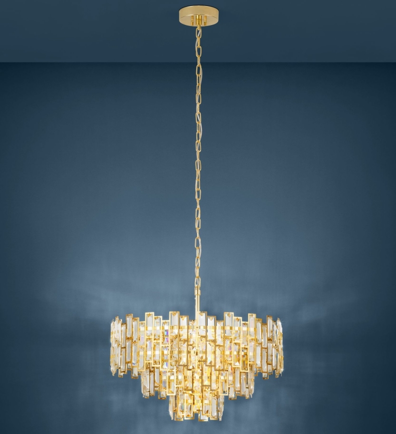 Eglo - Candelabro suspenso 10xE14/25W/230V d. 63 cm