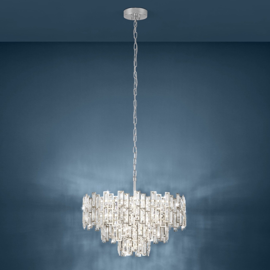 Eglo - Candelabro suspenso 10xE14/25W/230V d. 63 cm