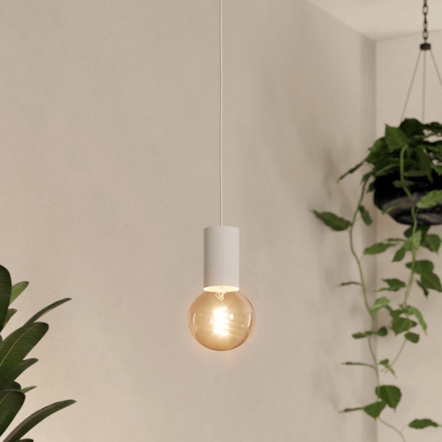 Eglo - Candelabro suspenso 1xE27/40W/230V branco