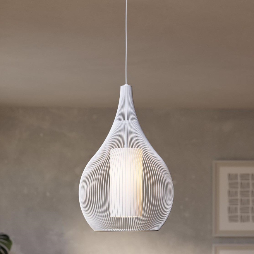 Eglo - Candelabro suspenso 1xE27/40W/230V branco
