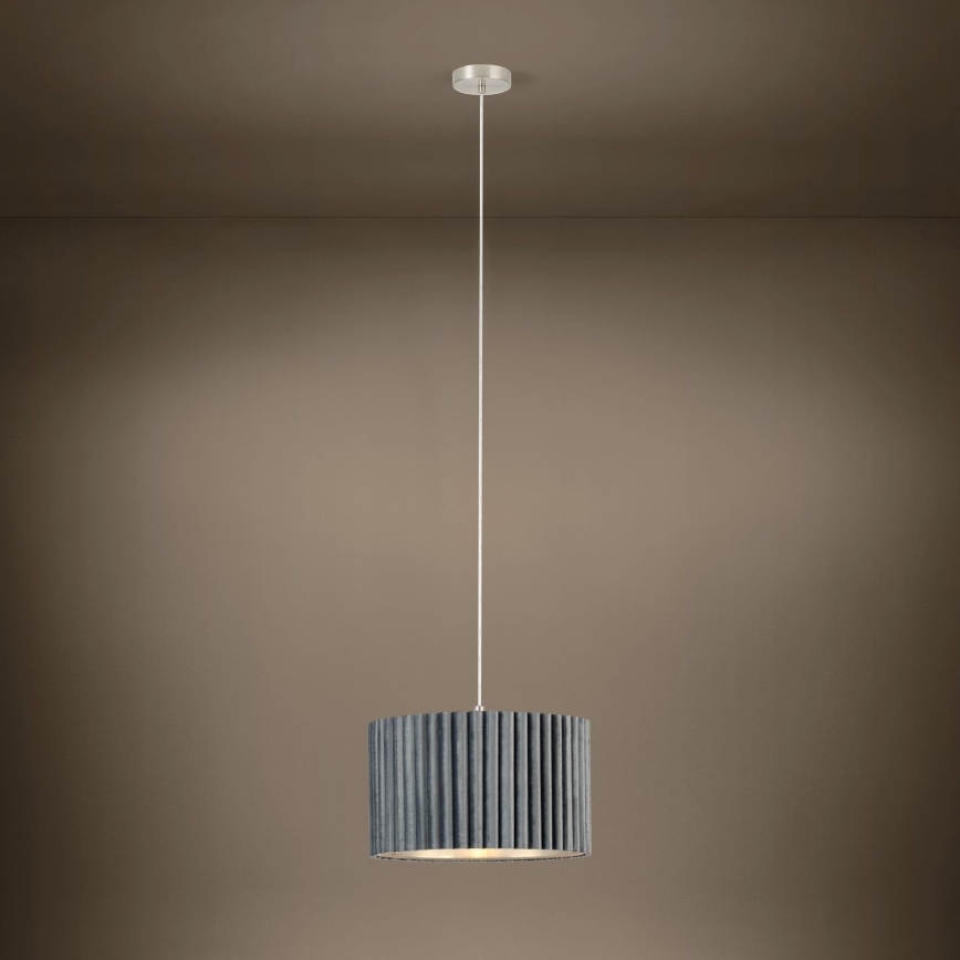 Eglo - Candelabro suspenso 1xE27/40W/230V cinzento