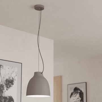 Eglo - Candelabro suspenso 1xE27/40W/230V cinzento