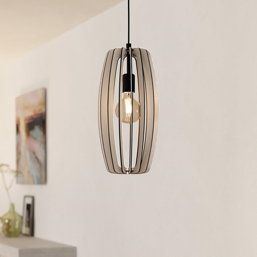 Eglo - Candelabro suspenso 1xE27/40W/230V cremoso