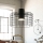 Eglo - Candelabro suspenso 1xE27/40W/230V d. 38 cm preto