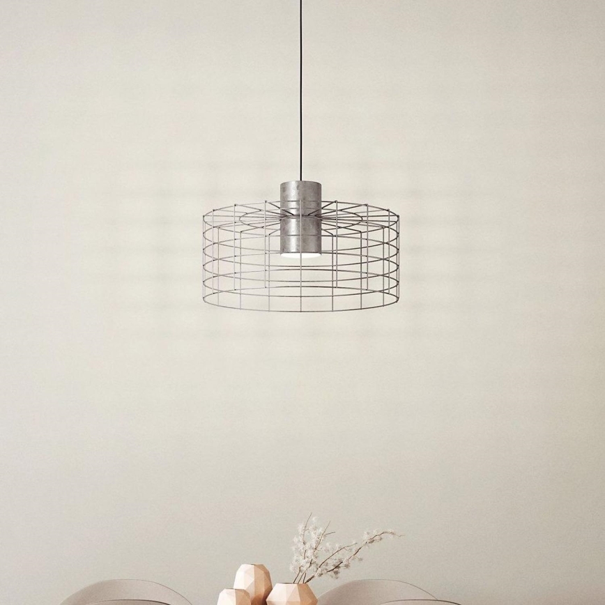 Eglo - Candelabro suspenso 1xE27/40W/230V d. 48 cm prateado