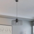 Eglo - Candelabro suspenso 1xE27/40W/230V d. 48 cm preto