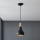 Eglo - Candelabro suspenso 1xE27/40W/230V diâmetro 18 cm preto