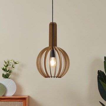Eglo - Candelabro suspenso 1xE27/40W/230V diâmetro 31 cm bege