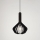 Eglo - Candelabro suspenso 1xE27/40W/230V diâmetro 38 cm preto