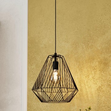 Eglo - Candelabro suspenso 1xE27/40W/230V preto