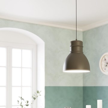 Eglo - Candelabro suspenso 1xE27/60W/230V cinzento