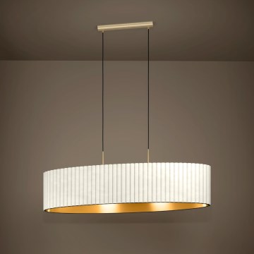 Eglo - Candelabro suspenso 2xE27/40W/230V branco