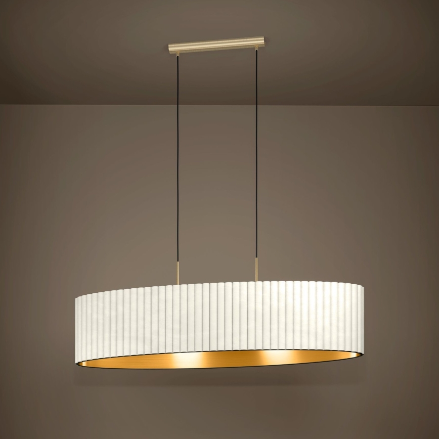 Eglo - Candelabro suspenso 2xE27/40W/230V branco