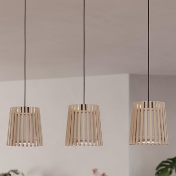 Eglo - Candelabro suspenso 3xE27/25W/230V