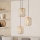 Eglo - Candelabro suspenso 3xE27/40W/230V bege