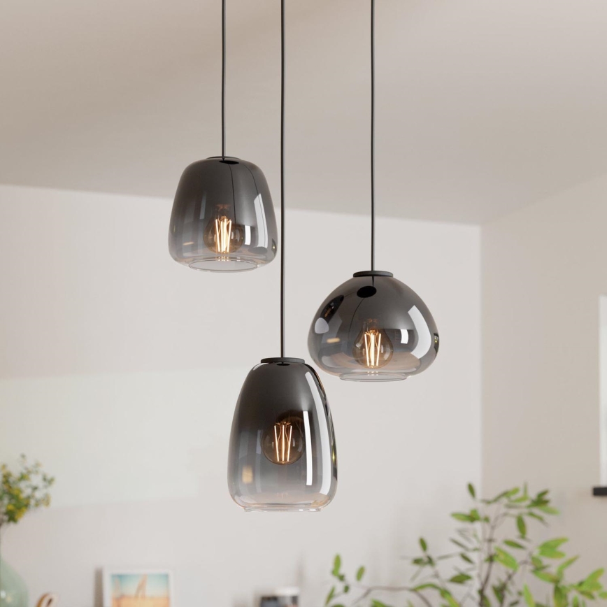 Eglo  - Candelabro suspenso 3xE27/40W/230V diâmetro 43 cm
