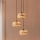 Eglo - Candelabro suspenso 3xE27/40W/230V diâmetro 48 cm