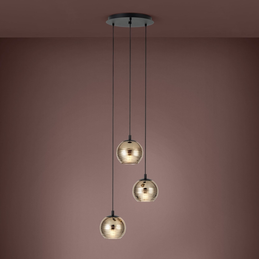Eglo - Candelabro suspenso 3xE27/40W/230V