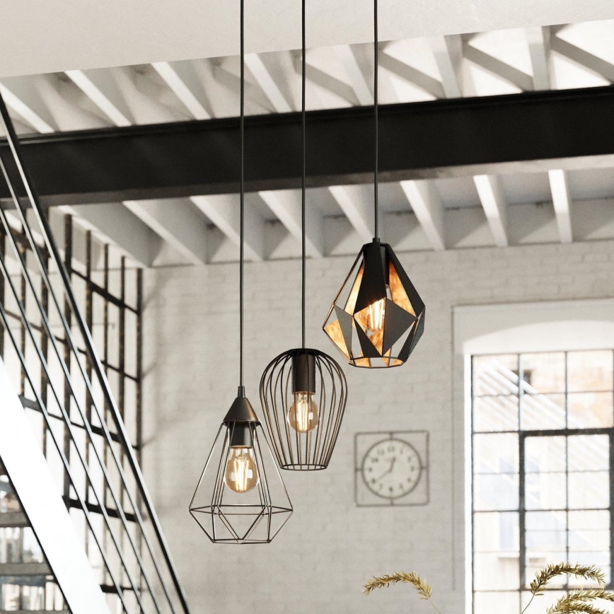 Eglo - Candelabro suspenso 3xE27/40W/230V