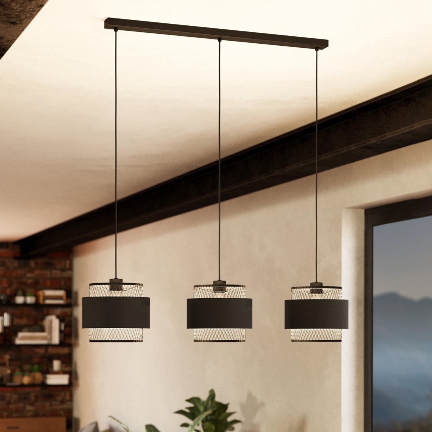 Eglo - Candelabro suspenso  3xE27/40W/230V