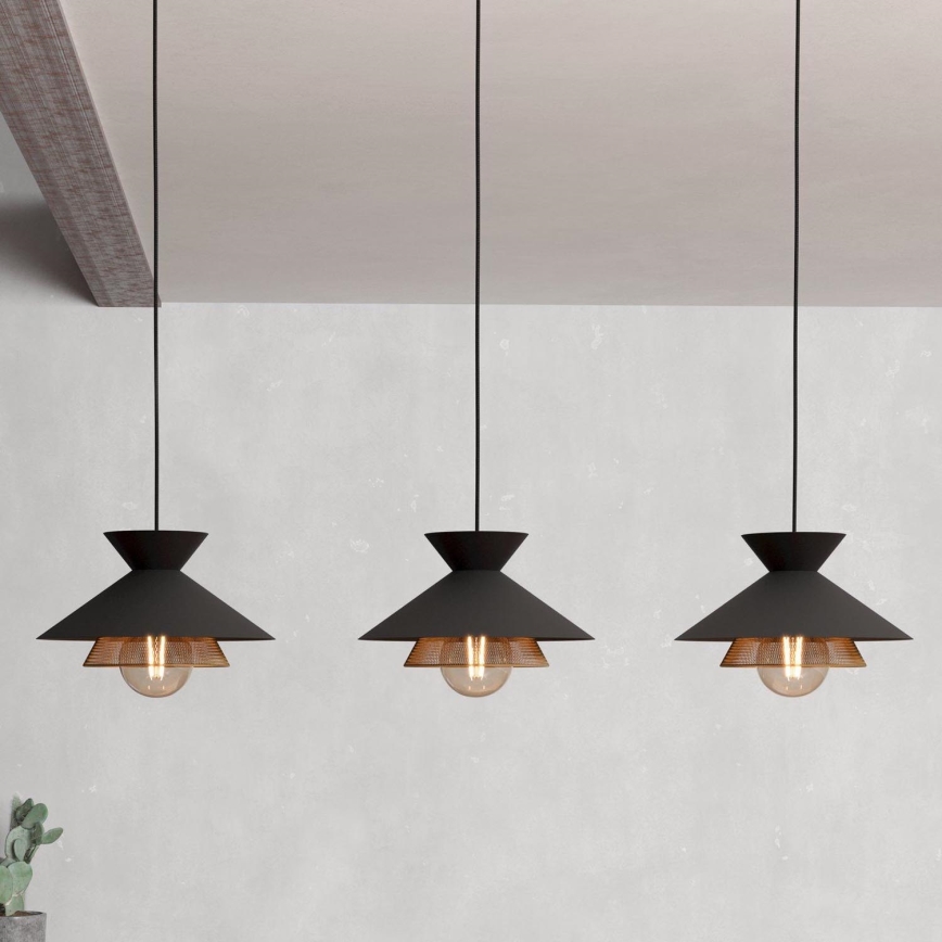 Eglo - Candelabro suspenso 3xE27/40W/230V