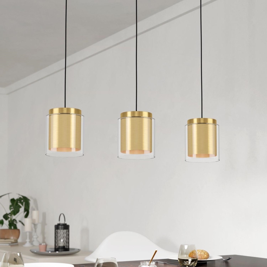 Eglo - Candelabro suspenso 3xE27/40W/230V