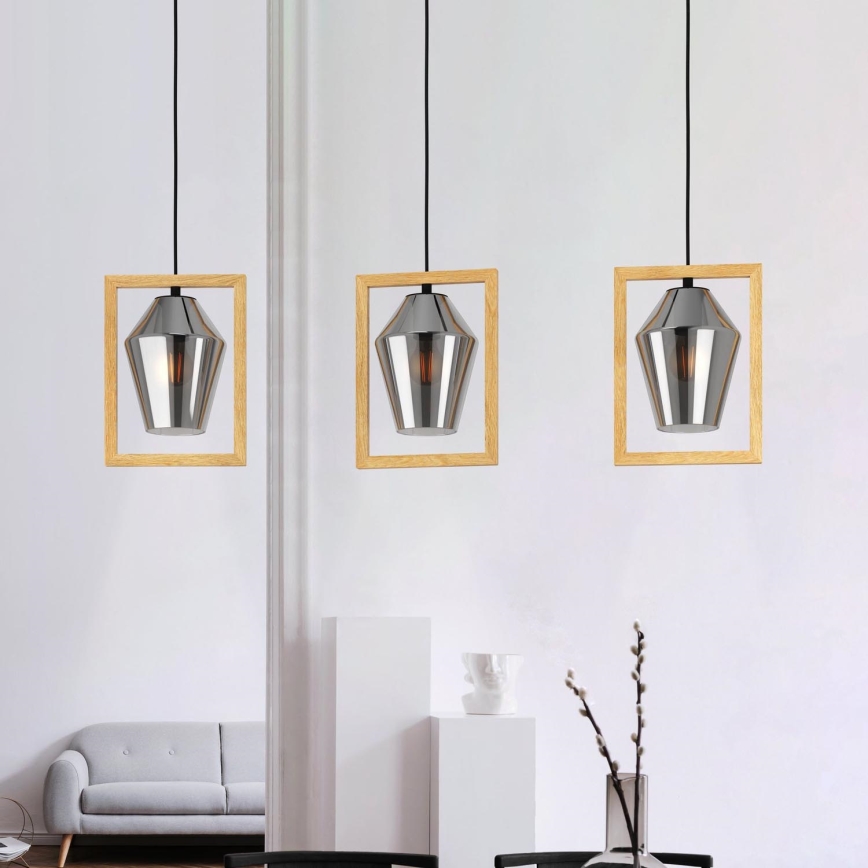 Eglo - Candelabro suspenso 3xE27/40W/230V