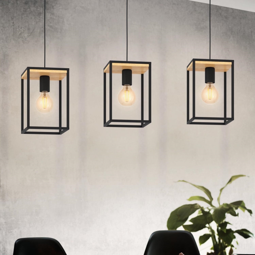 Eglo - Candelabro suspenso 3xE27/40W/230V
