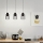 Eglo - Candelabro suspenso 3xE27/40W/230V preto