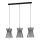 Eglo - Candelabro suspenso 3xE27/40W/230V preto