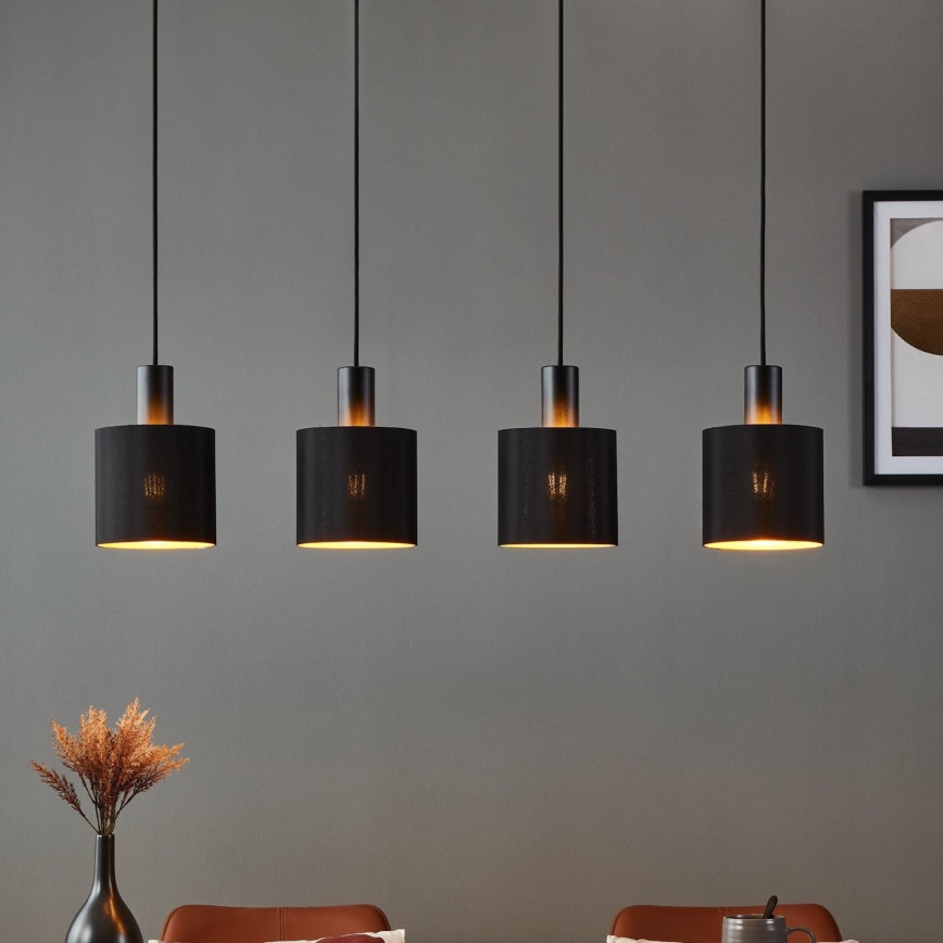 Eglo - Candelabro suspenso 4xE27/28W/230V