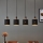 Eglo - Candelabro suspenso 4xE27/28W/230V
