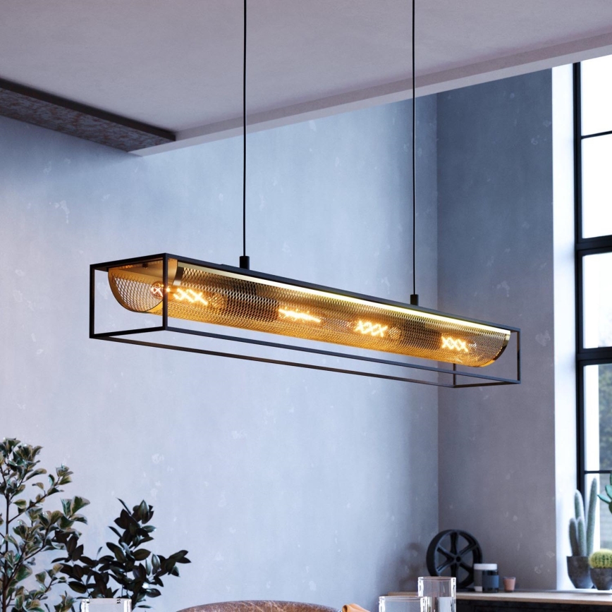 Eglo - Candelabro suspenso 4xE27/40W/230V