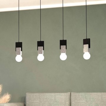 Eglo - Candelabro suspenso 4xE27/40W/230V