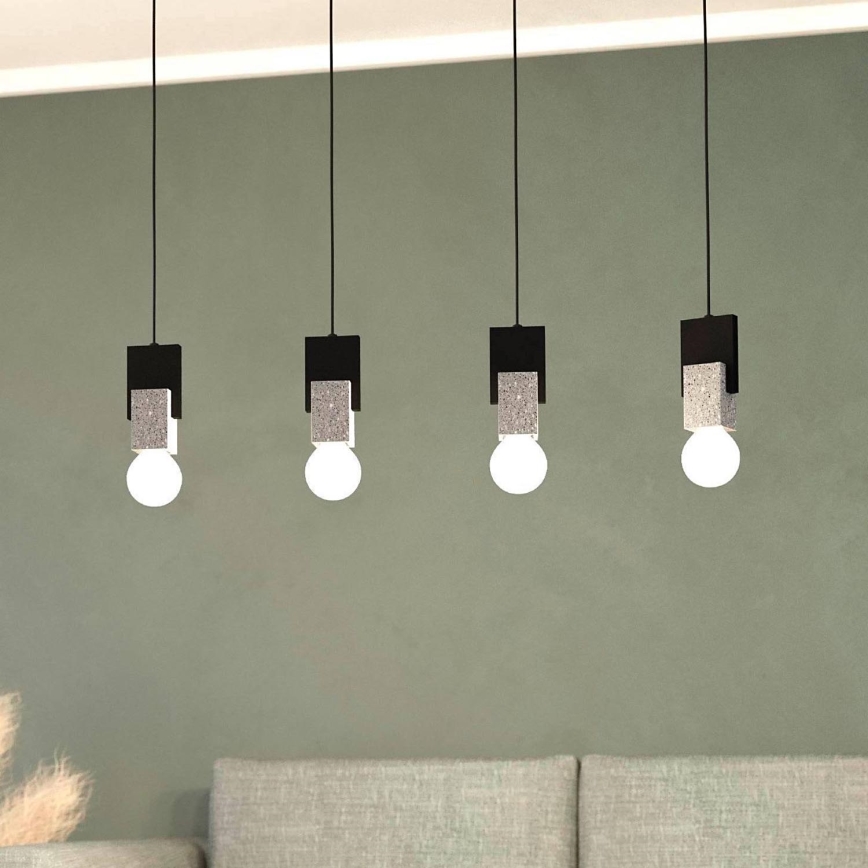 Eglo - Candelabro suspenso 4xE27/40W/230V