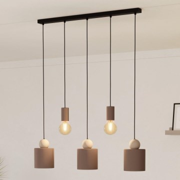 Eglo - Candelabro suspenso 5xE27/40W/230V