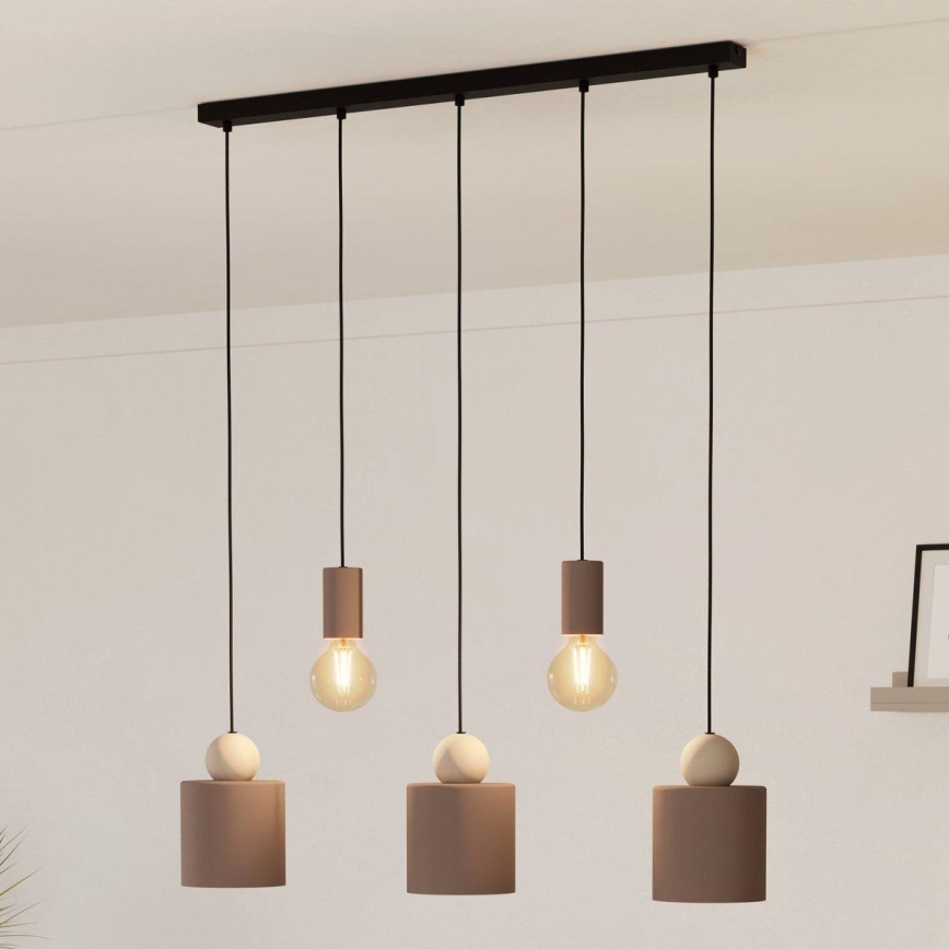 Eglo - Candelabro suspenso 5xE27/40W/230V