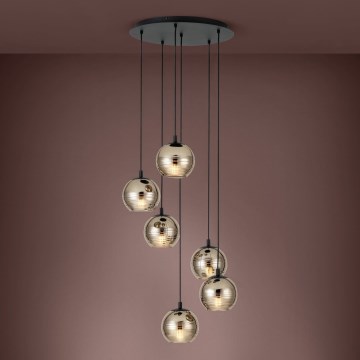 Eglo - Candelabro suspenso 6xE27/40W/230V