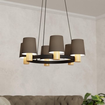Eglo - Candelabro suspenso 6xE27/40W/230V