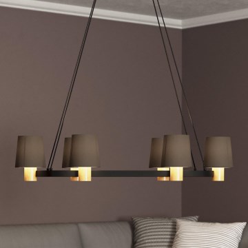 Eglo - Candelabro suspenso 6xE27/40W/230V