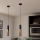 Eglo - Candelabro suspenso LED 1xGU10/4,5W/230V preto/dourada