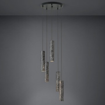 Eglo - Candelabro suspenso LED 5xGU10/4,5W/230V