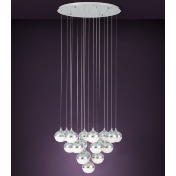 Eglo - Candelabro suspenso LED com regulação 18xLED/3,1W/230V
