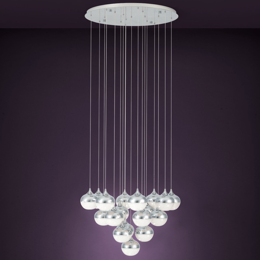 Eglo - Candelabro suspenso LED com regulação 18xLED/3,1W/230V