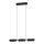 Eglo - Candelabro suspenso LED com regulação 3xLED/6,7W/230V preto